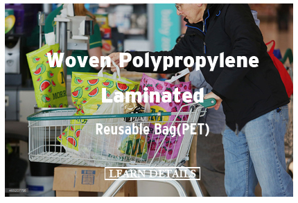 Woven Polypropylene Laminated Reusable Bag(PET)