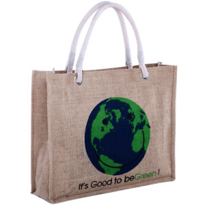 Shopping Jute Tote Bag