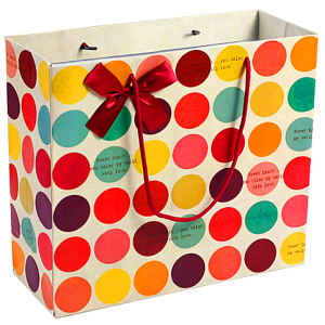 Shopping Paper Bag With Recycled Paper